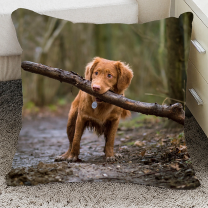 Personalized Pet Photo Throw Pillow, Custom Dog & Cat Pillow